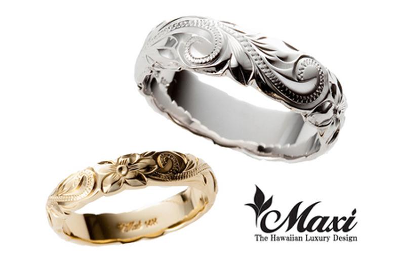 マキシ人気結婚指輪デザイン1