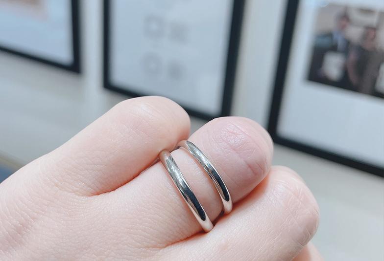 福井市で人気のシンプルな結婚指輪ロイヤルアッシャー