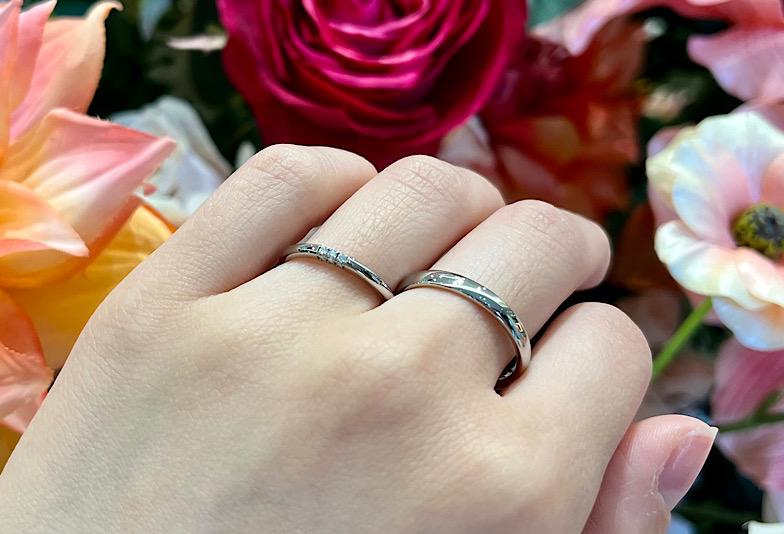 富山市の結婚指輪　ラザールダイヤモンドの結婚指輪