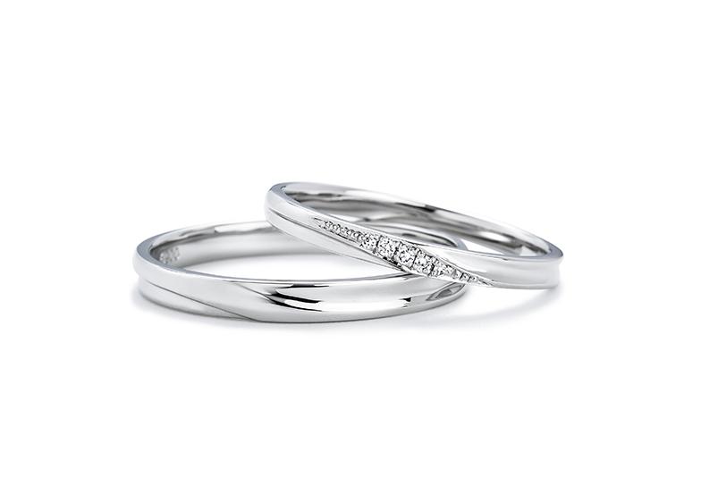 正統派デザインで飽きの来ない結婚指輪です。