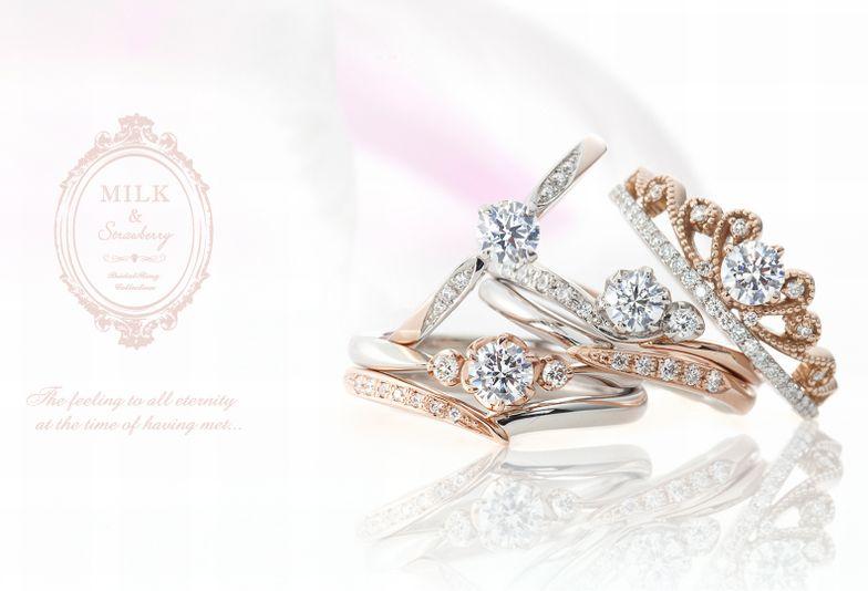 泉州でかわいい婚約指輪と結婚指輪