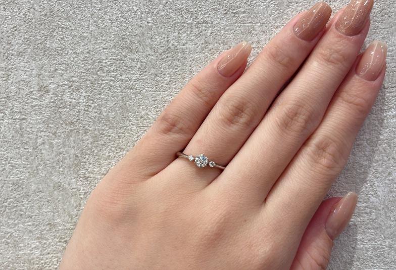 富山市で婚約指輪をお探しの方におすすめの星の砂の婚約指輪