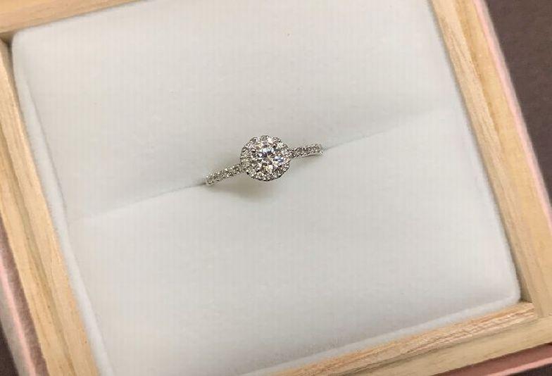 古い立て爪の使いづらい婚約指輪を着けやすいおしゃれなデザインへジュエリーリフォーム大阪