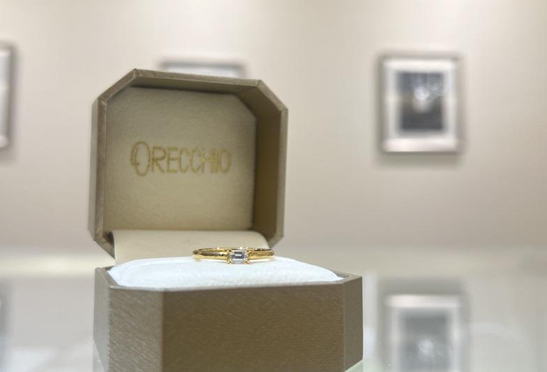 【京都】エメラルドカットダイヤモンドがおしゃれ花嫁様に人気！「guira（ジューラ）」の婚約指輪をご紹介