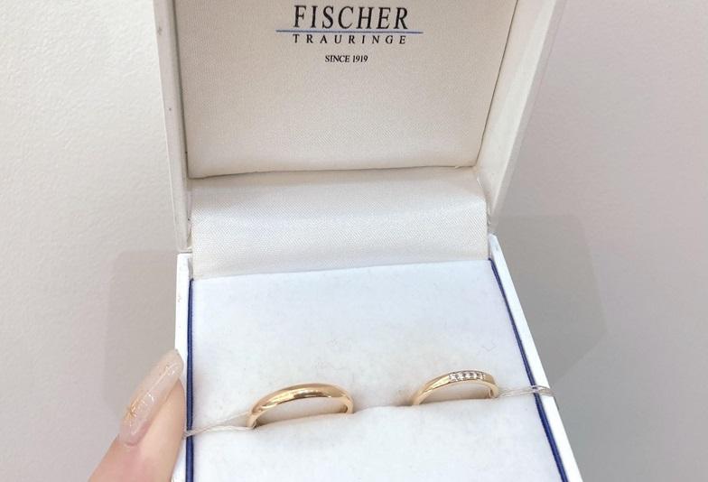 華奢な結婚指輪　FISCHER　garden京都