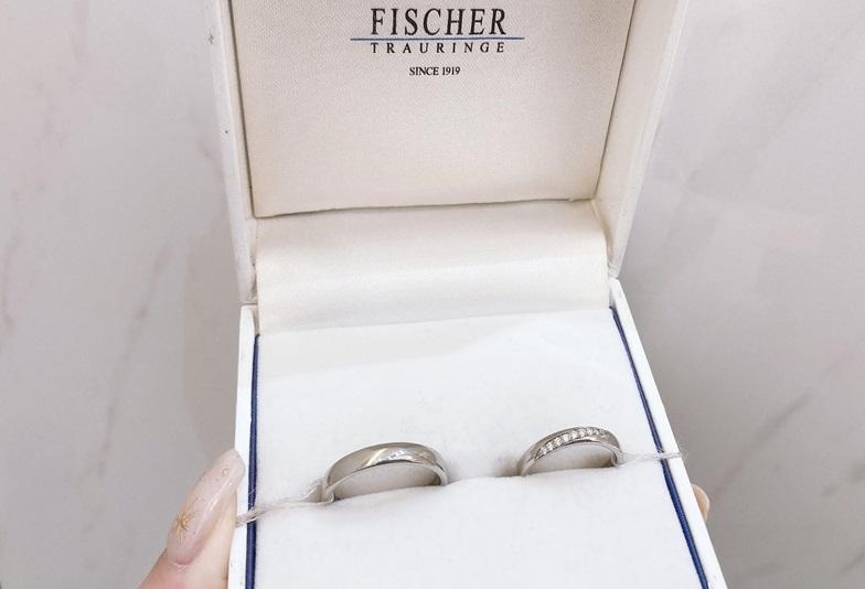 華奢な結婚指輪　FISCHERgarden京都