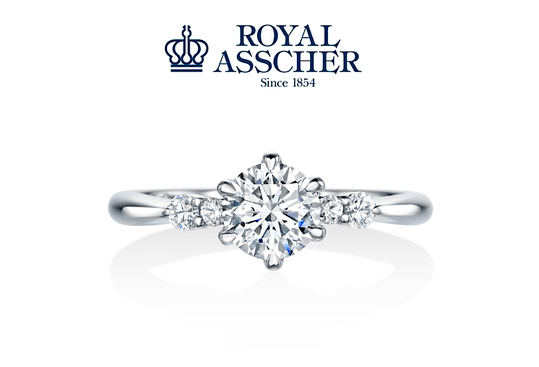 ロイヤル・アッシャー婚約指輪