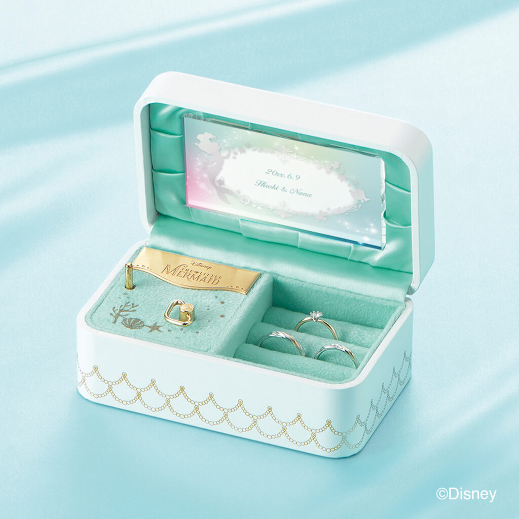 リトルマーメイドの購入特典 オルゴールジュエリーボックス