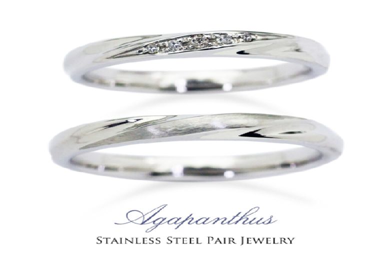南大阪2万円で揃う結婚指輪Agapanthus(アガパンサス)