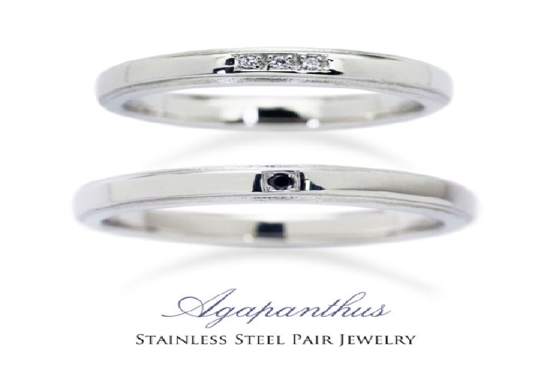 南大阪2万円で揃う結婚指輪Agapanthus(アガパンサス)