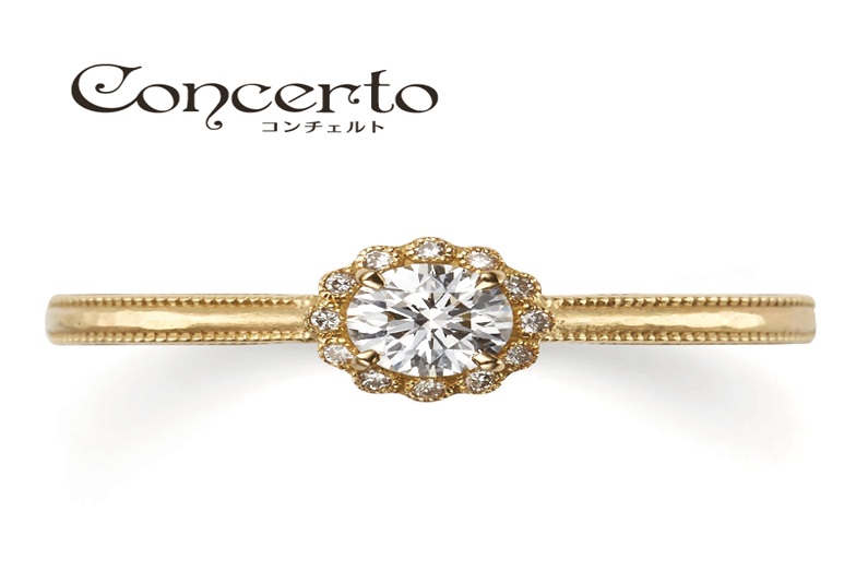 心斎橋　高級感のある婚約指輪