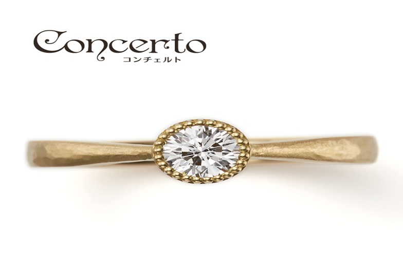 婚約指輪　スタイリッシュ　心斎橋