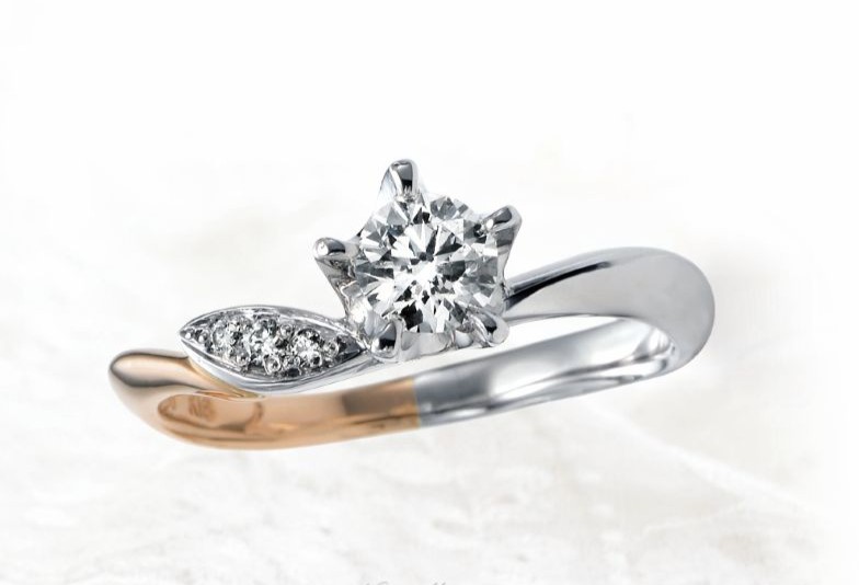 大阪・天王寺　LAPAGE　婚約指輪　マリーゴールド