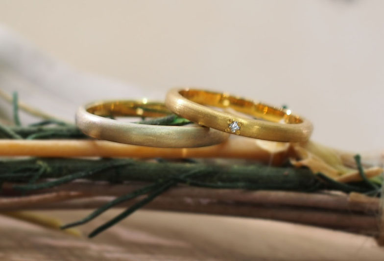 手作り結婚指輪　K18