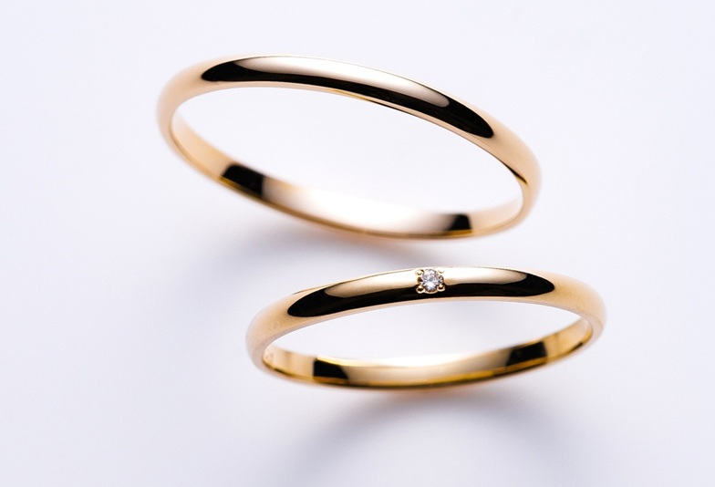 ゴールド結婚指輪 シンプル 安い