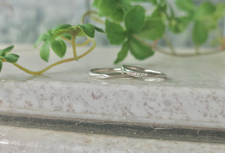 大人かわいいピンクダイヤ