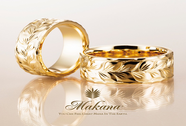 大阪心斎橋　ハワイアンジュエリー　Makana　Flat：Maile leaf