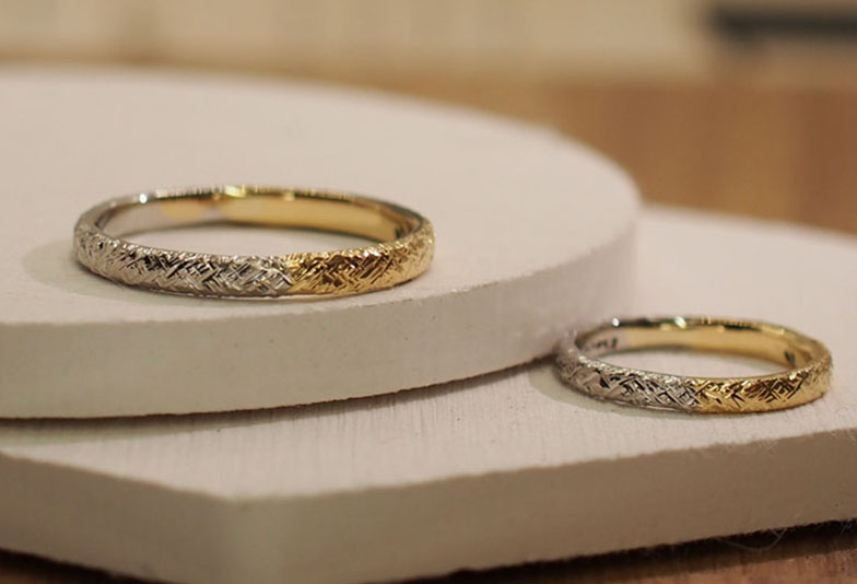 手作り結婚指輪　プラチナ