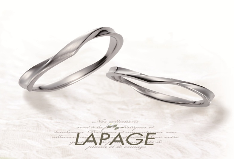 天王寺　LAPAGE　結婚指輪　スイートピー