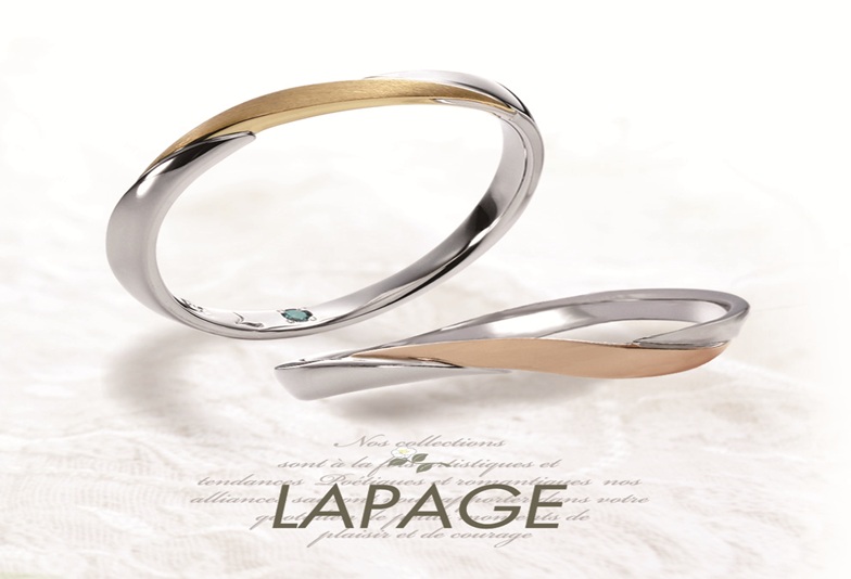 天王寺　LAPAGE　結婚指輪　ダリア