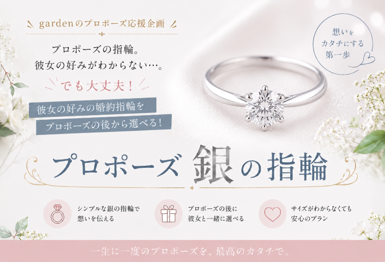 枠があとから選べる銀の指輪プラン