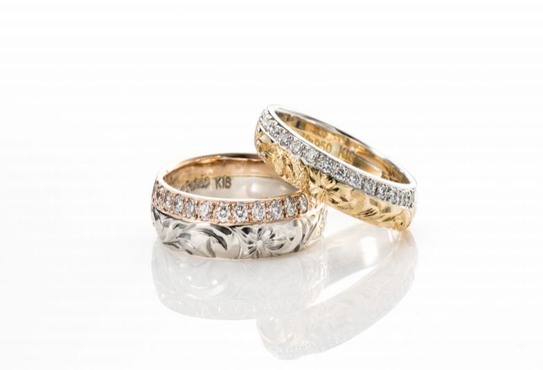 MAILE Two color Royal Eternity Ring