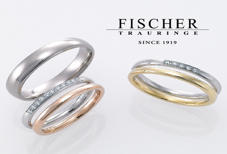 大阪心斎橋 鍛造製法 FISCHER 結婚指輪1
