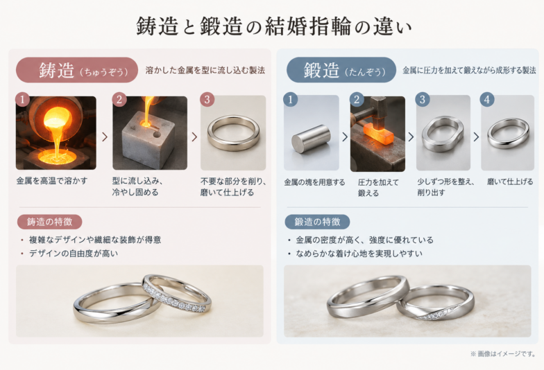鋳造と鍛造