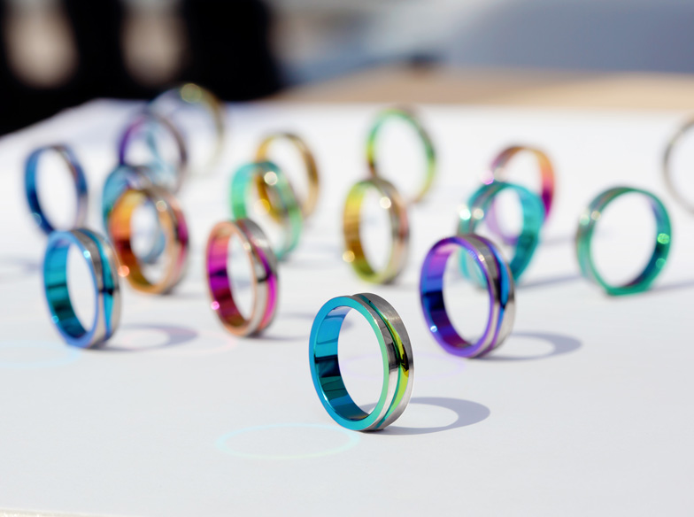 【静岡市・浜松市】指輪をさらに個性的にする素材選び。色のあるリングはいかがですか？