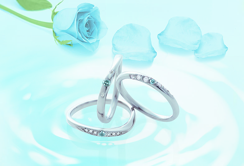 【豊橋】2本で15万円も叶う！ブルーの結婚指輪で人気のSWEET BLUE DIAMOND