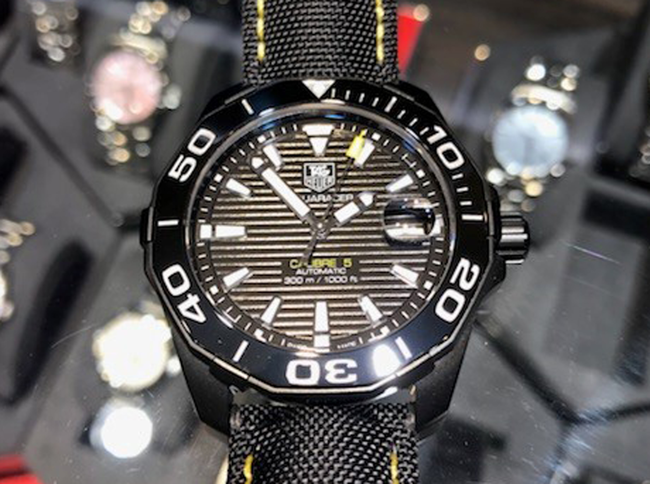 【静岡市・富士市・富士宮市】TAGHeuer Aquaracer（タグホイヤー・アクアレーサー）ブラックチタニュウム