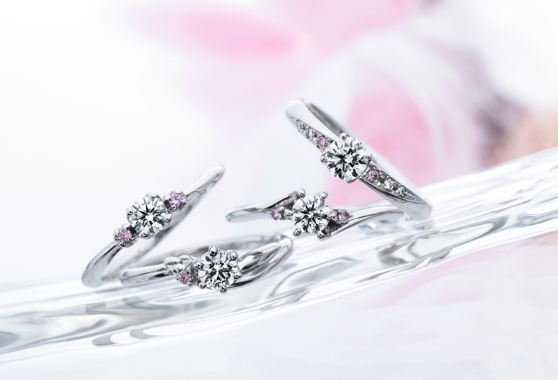 【浜松】「運命の象徴」のピンクダイヤモンドを施した婚約指輪