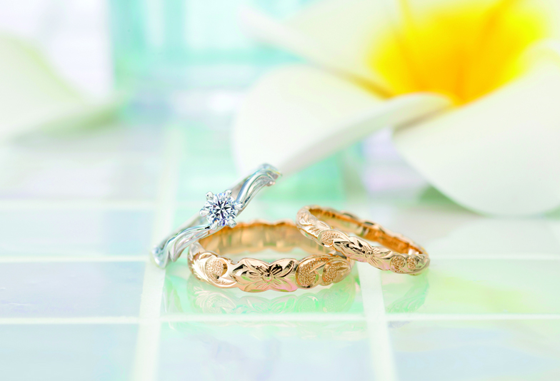 今、静岡市ではハワイアンジュエリーの結婚指輪がアツい！オシャレな結婚指輪を選ぶならprivatebeachで決まり♪