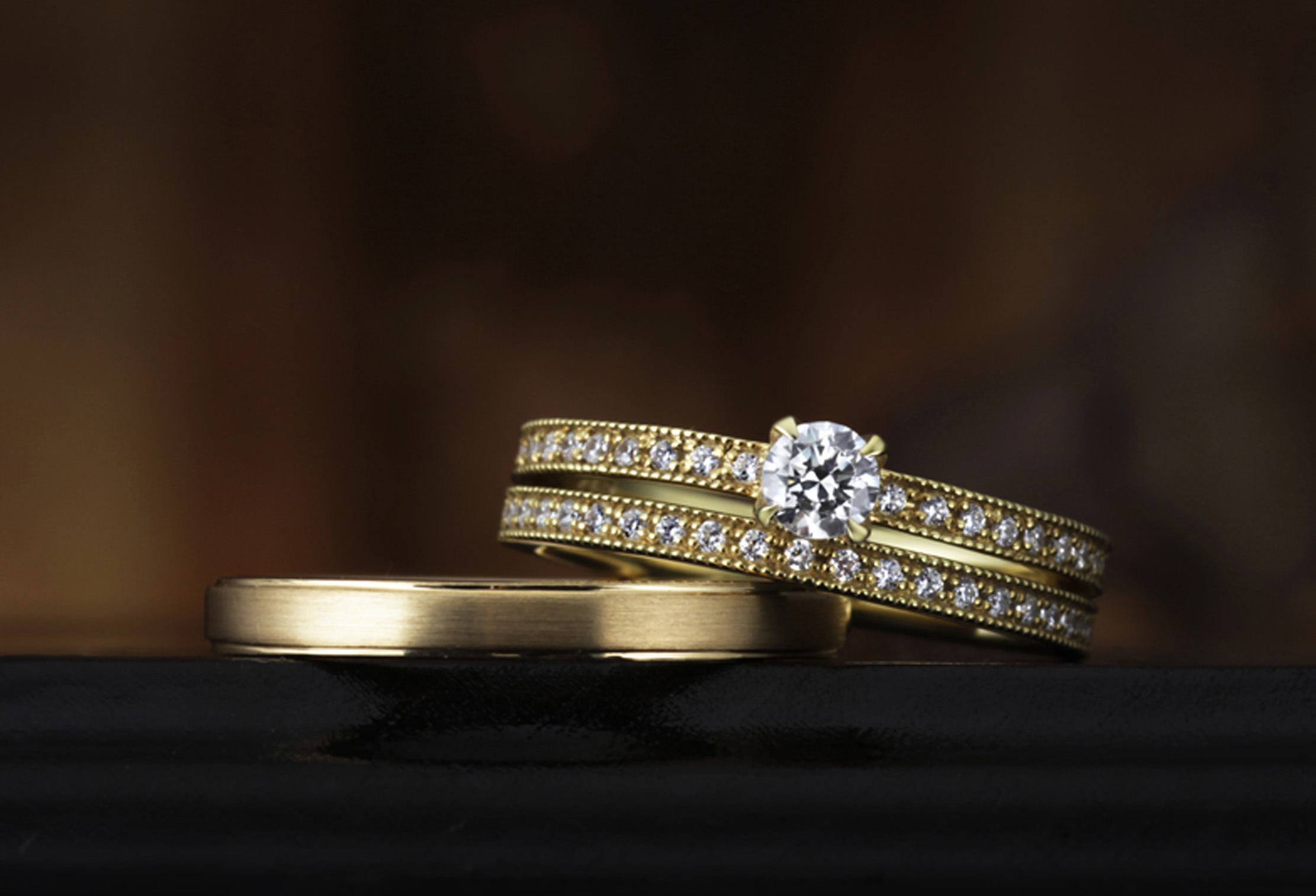 セットリング婚約指輪結婚指輪