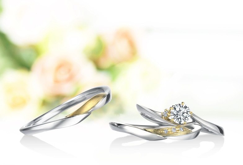 【浜松】コンビネーションリングが可愛い！ふたりだけの歴史を刻んだ婚約指輪・結婚指輪