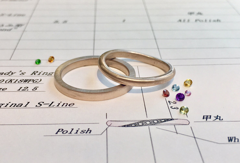 【浜松市】完成前に確認できるから安心！オーダーメイドで作る二人だけの結婚指輪