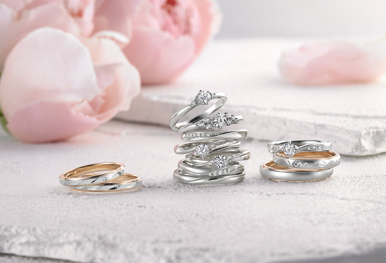 【浜松】女性に人気の可愛い結婚指輪！永遠を約束するローズマリッジ