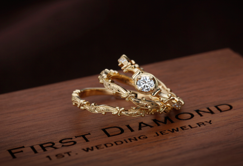【静岡市】ゴールドの魅力！婚約指輪・結婚指輪の人気の素材！！