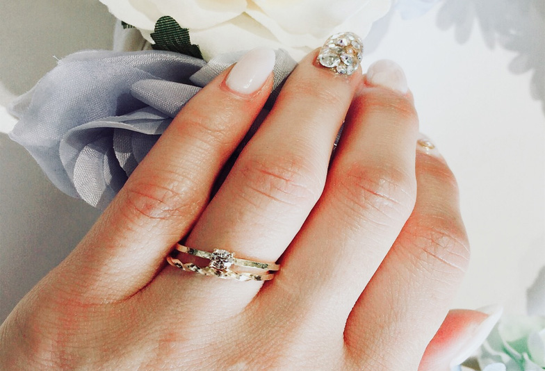 【福岡県久留米市】ここにしかない大人シンプルな婚約指輪、結婚指輪♡