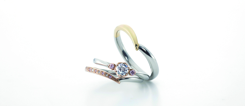 多彩な素材選び婚約指輪