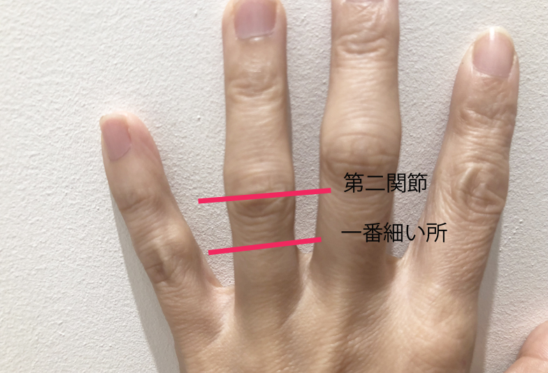 浜松市婚約指輪サイズの測り方