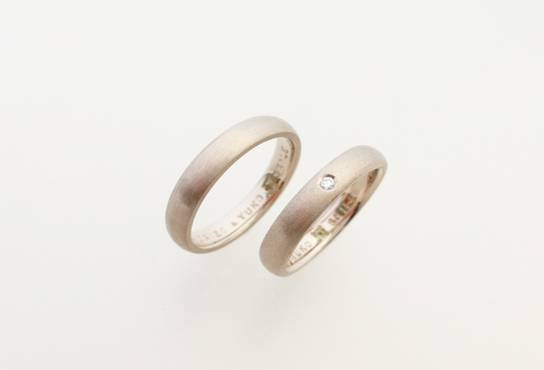 静岡市結婚指輪シンプル