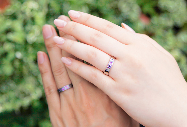 【浜松市】人とかぶらない個性的なデザインの結婚指輪をお探しの方へ！