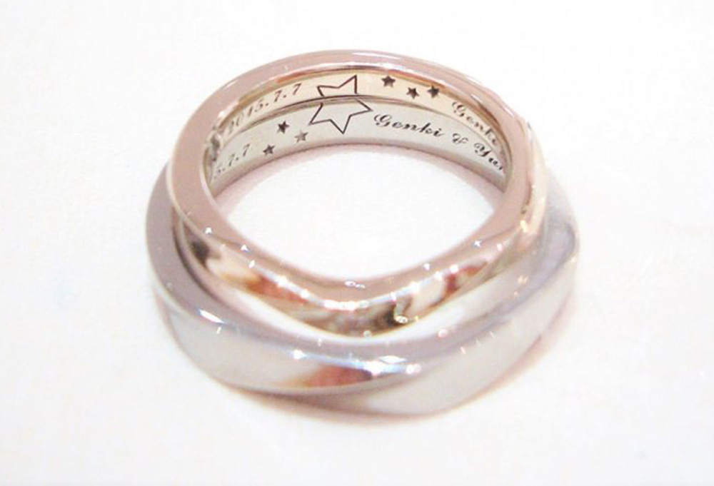 浜松市 オリジナル感あふれるスター 星 モチーフの結婚指輪 Jewelry Story ジュエリーストーリー ブライダル情報 婚約指輪 結婚指輪 結婚式場情報サイト