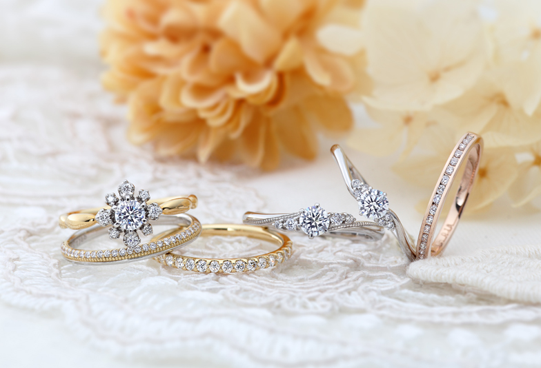 【静岡市】高品質のダイヤモンド『ハート＆キューピッド』って知ってる？H&Cを使用した結婚指輪が人気！