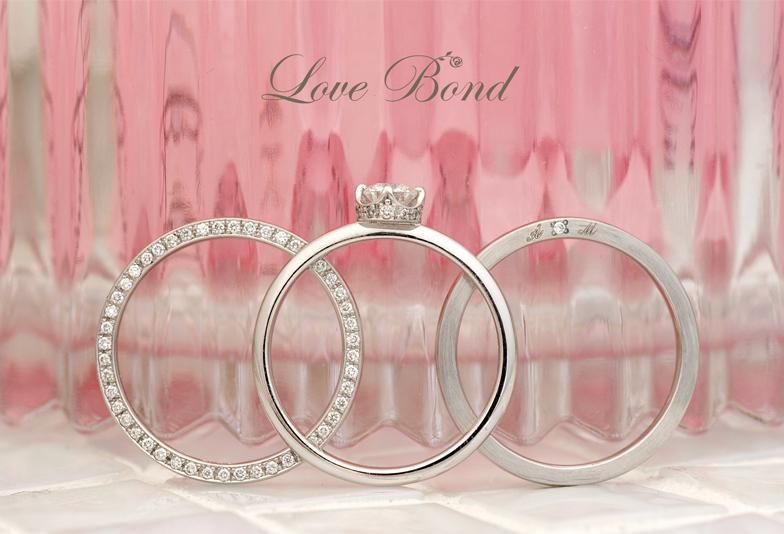 【浜松市 】2019年お洒落にこだわる女性人気！細身デザイン『Love Bond』の婚約指輪が人気の理由とは。