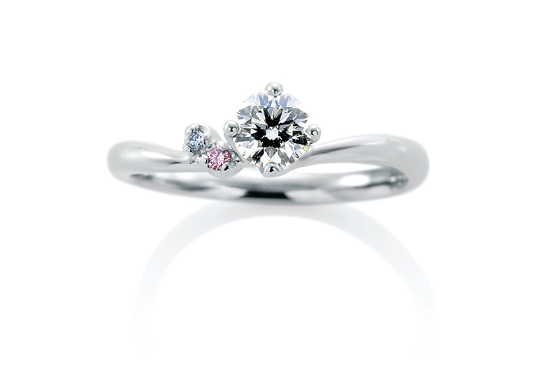福山市】ピンクダイヤモンドの可愛い婚約指輪♡ - Jewelry Story 