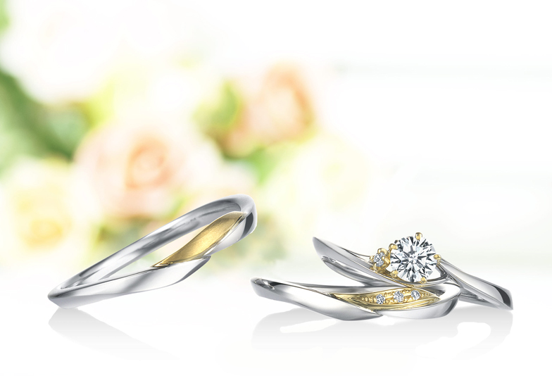 【静岡市】プラチナとゴールドのコンビネーション！婚約指輪はオシャレブランド「ラパージュ」を選ぼう