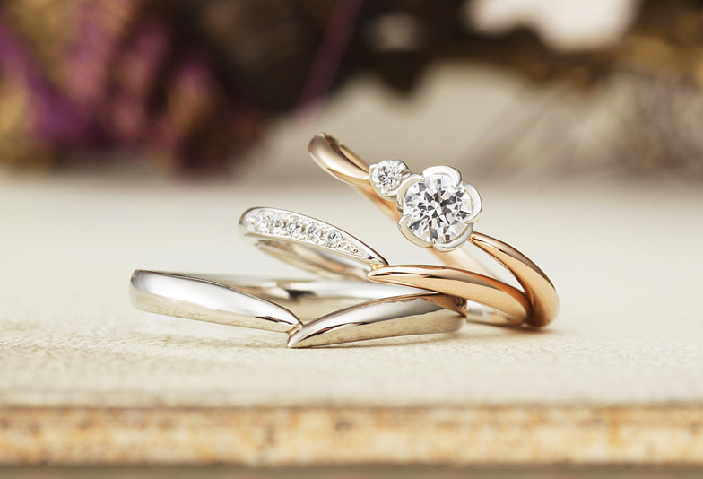 静岡市 2色使いのリングが可愛い バイカラーの婚約指輪と結婚指輪が今人気 Jewelry Story ジュエリーストーリー ブライダル情報 婚約指輪 結婚指輪 結婚式場情報サイト