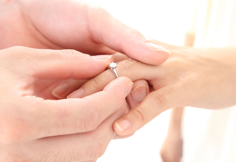 【広島市】誰にも聞けない…サプライズプロポーズでのお悩み「婚約指輪のサイズ」解決します！
